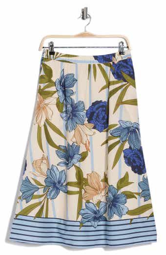 Halogen® Border Full Maxi Skirt