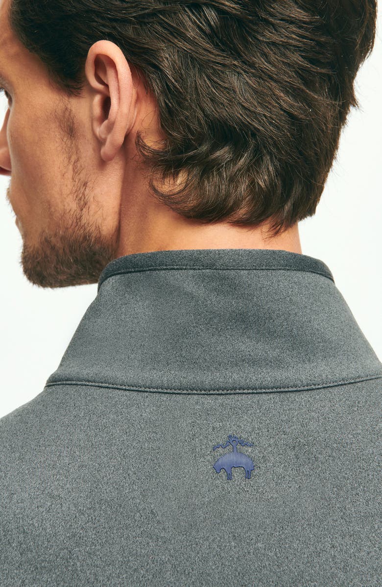 Brooks Brothers Half Zip Golf Pullover, Alternate, color, Charcoal Heather