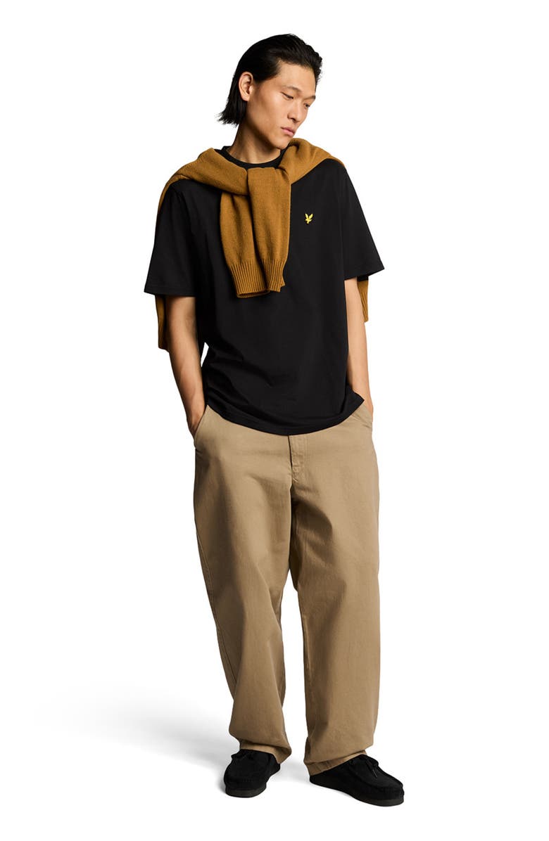 Lyle & Scott Oversized T-Shirt, Main, color, Jet Black