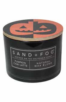 Pumpkin Chai Latte Black Jack-o'-Lantern Candle