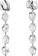 Sterling King Lucite® Drip Earrings