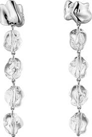 Sterling King Lucite® Drip Earrings
