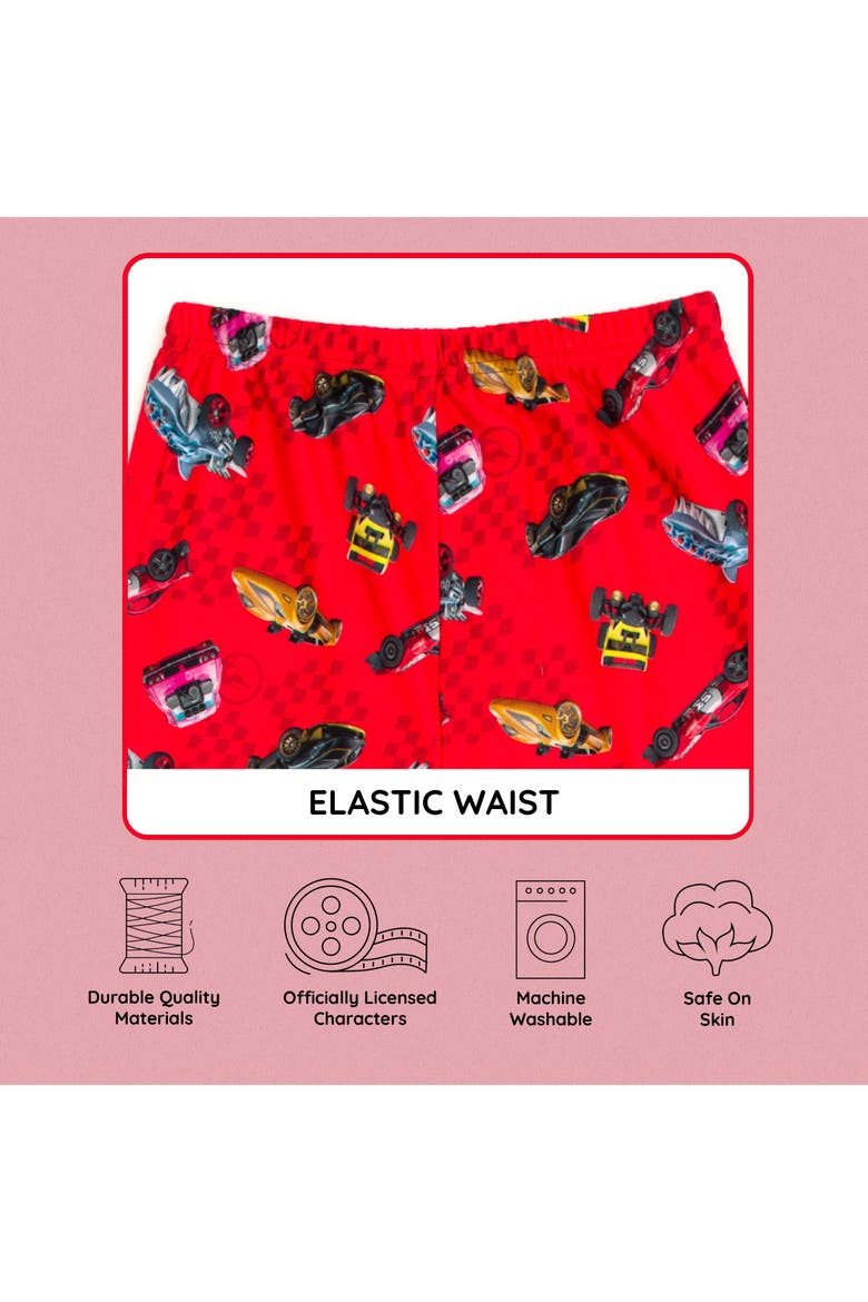 Racing 2-Piece Pajama Shirt and Pants Set, Alternate, color, Racing Red