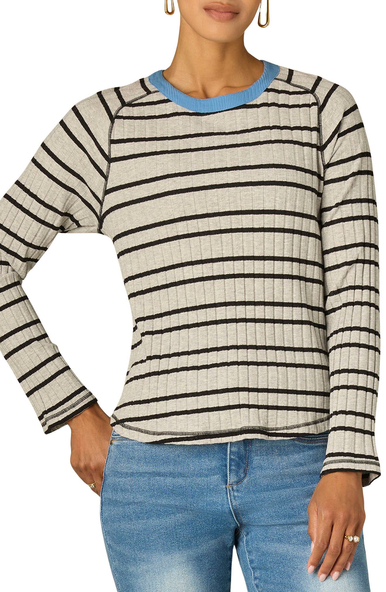 selected HEATHER GREY/ PACIFIC BLUE