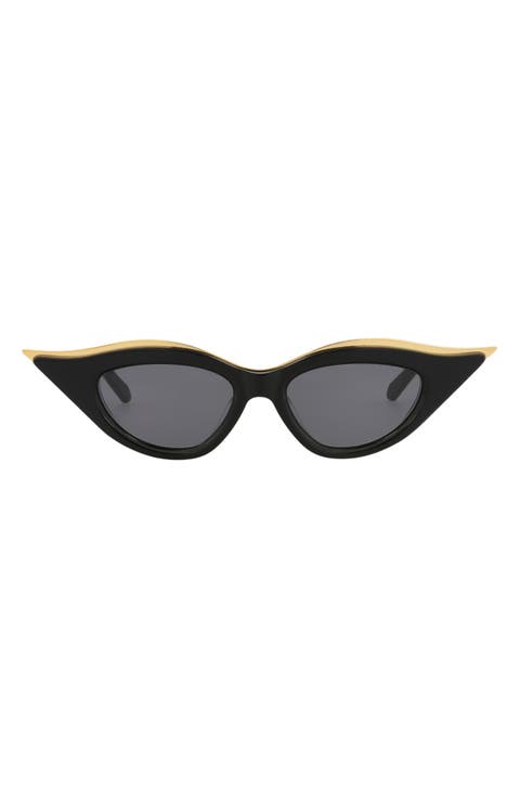 49mm Cat Eye Sunglasses