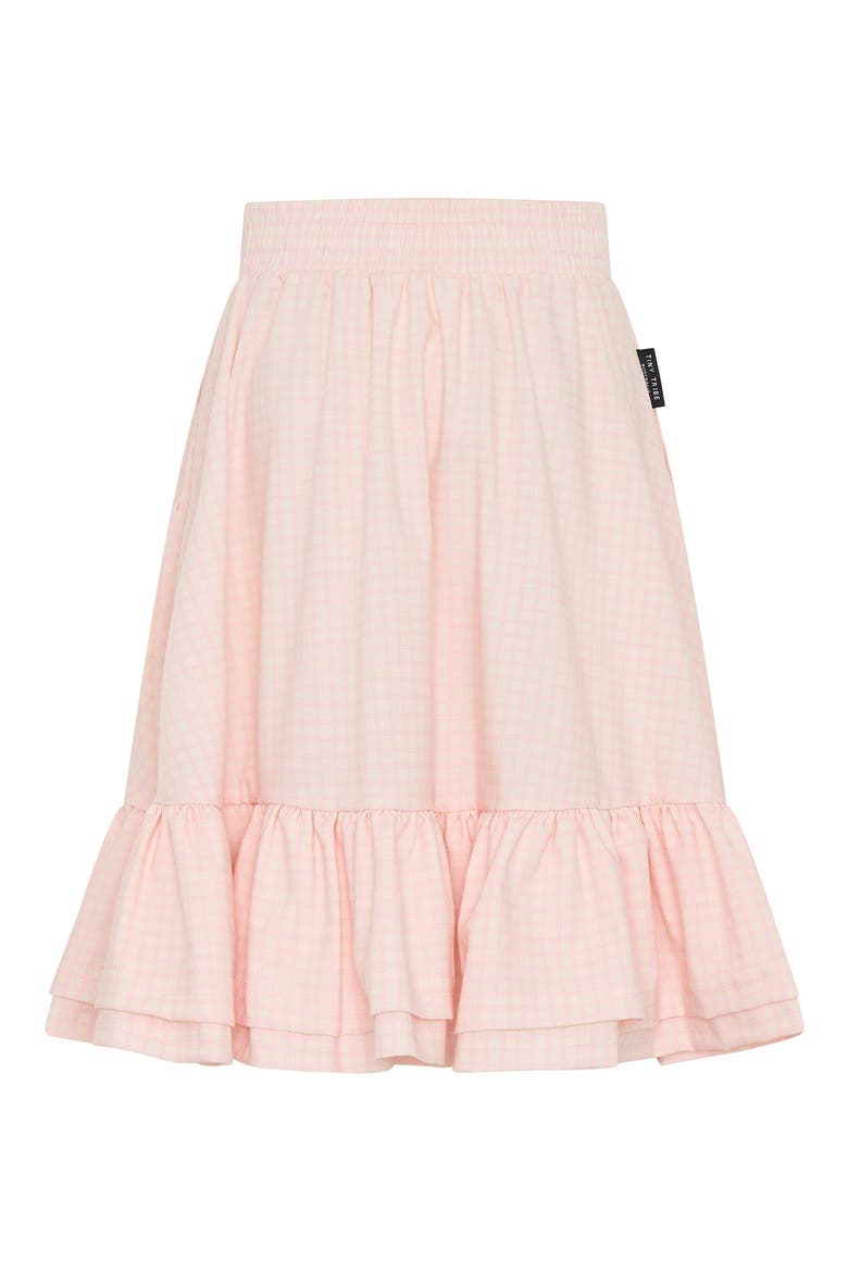Kids' Plaid High-Low Skirt, Alternate, color, PINK