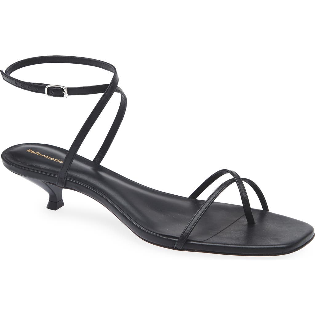 Reformation Georgia Kitten Heel Sandal