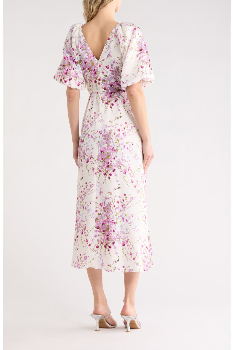 Brenton Midsummer Bloom Dress, Alternate, color, IVORY MULTI