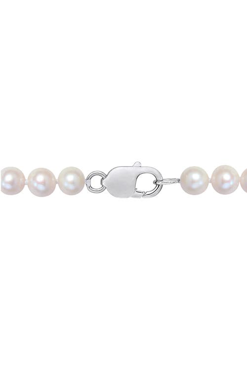 Delmar Cultured Freshwater Pearl Necklace In White