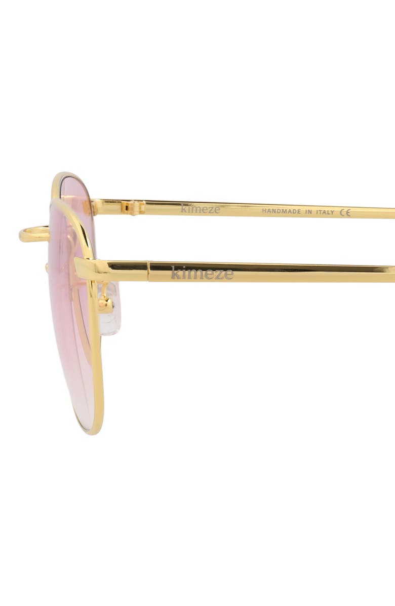 KIMEZE 50mm Round Sunglasses, Alternate, color,