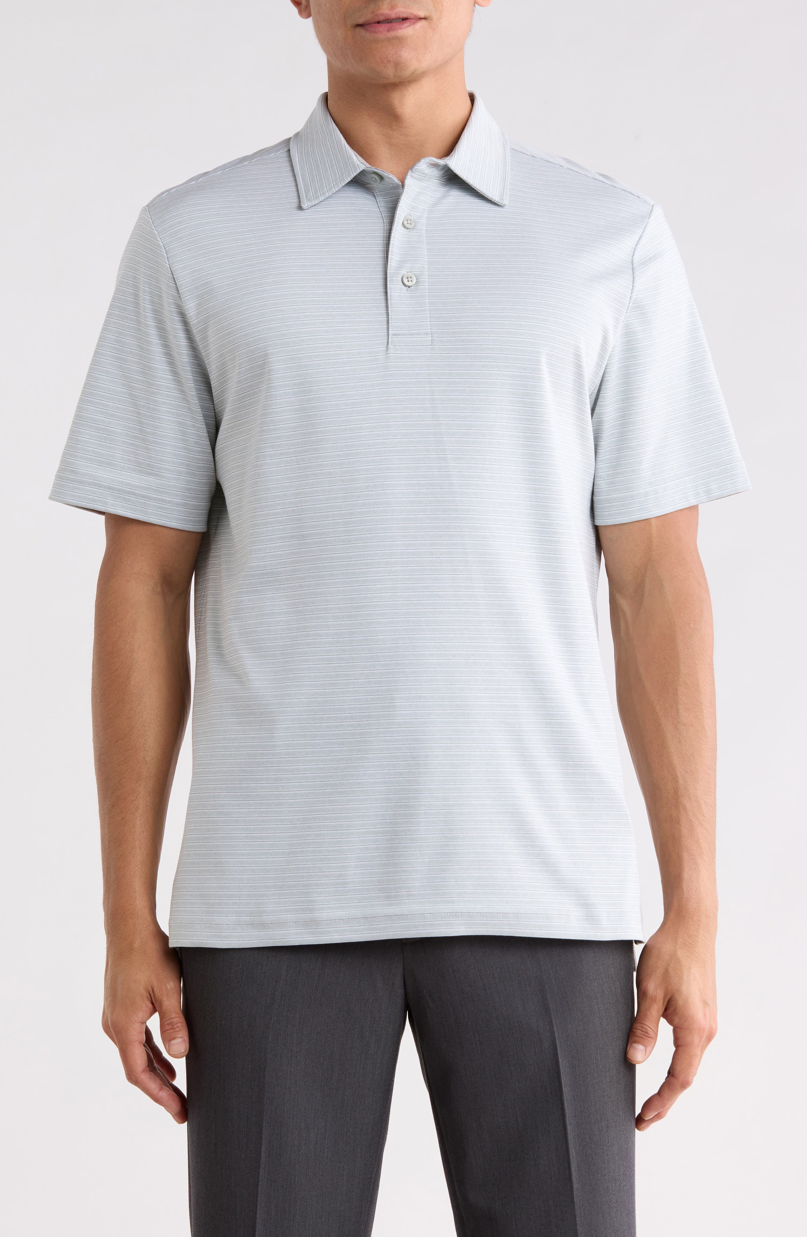 Stripe Cotton Polo