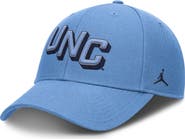 Jordan Brand Men's Jordan Brand Carolina Blue North Carolina Tar Heels Slanted Primetime Rise Performance Adjustable Hat