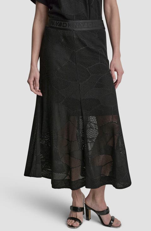 Croton Lace Midi Skirt