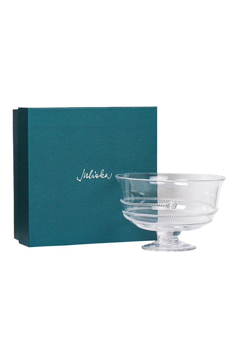 Amalia Footed Bowl, Alternate, color, CLEAR