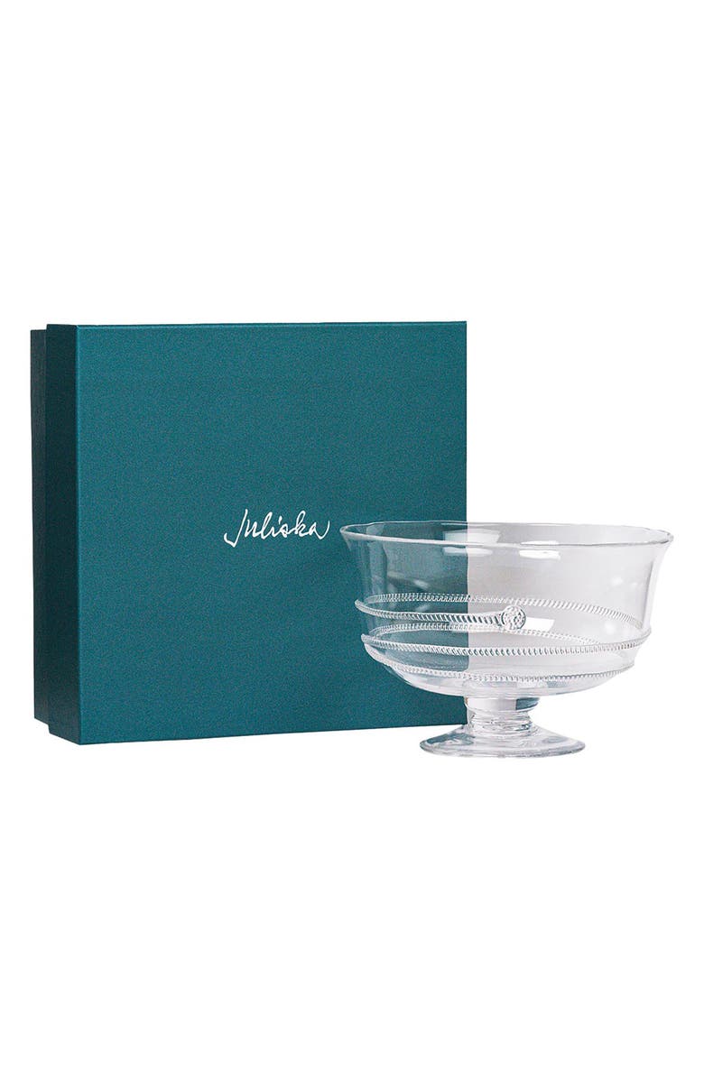Juliska Amalia Footed Bowl, Alternate, color, Clear