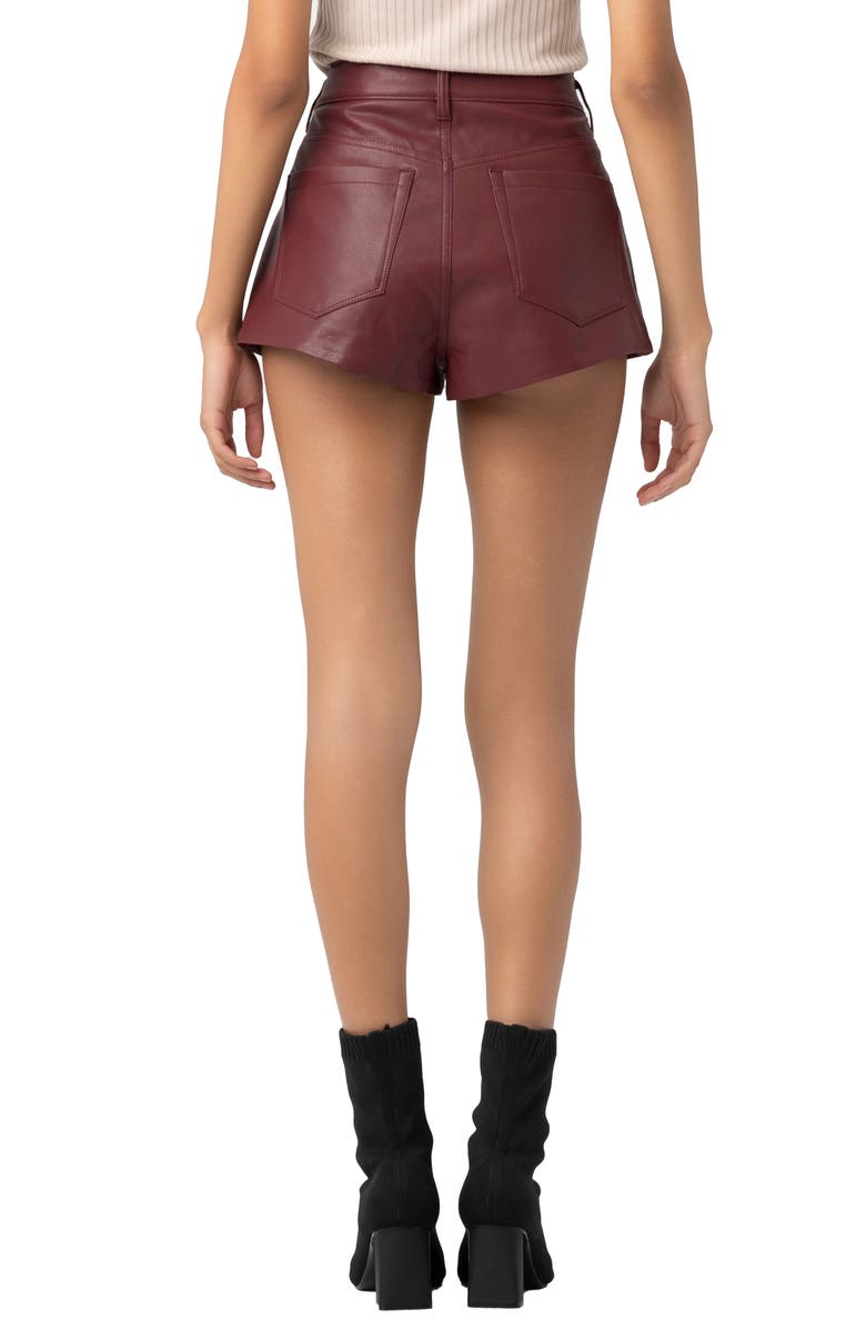 BLANKNYC Hot Faux Leather Shorts, Alternate, color, Move Aside