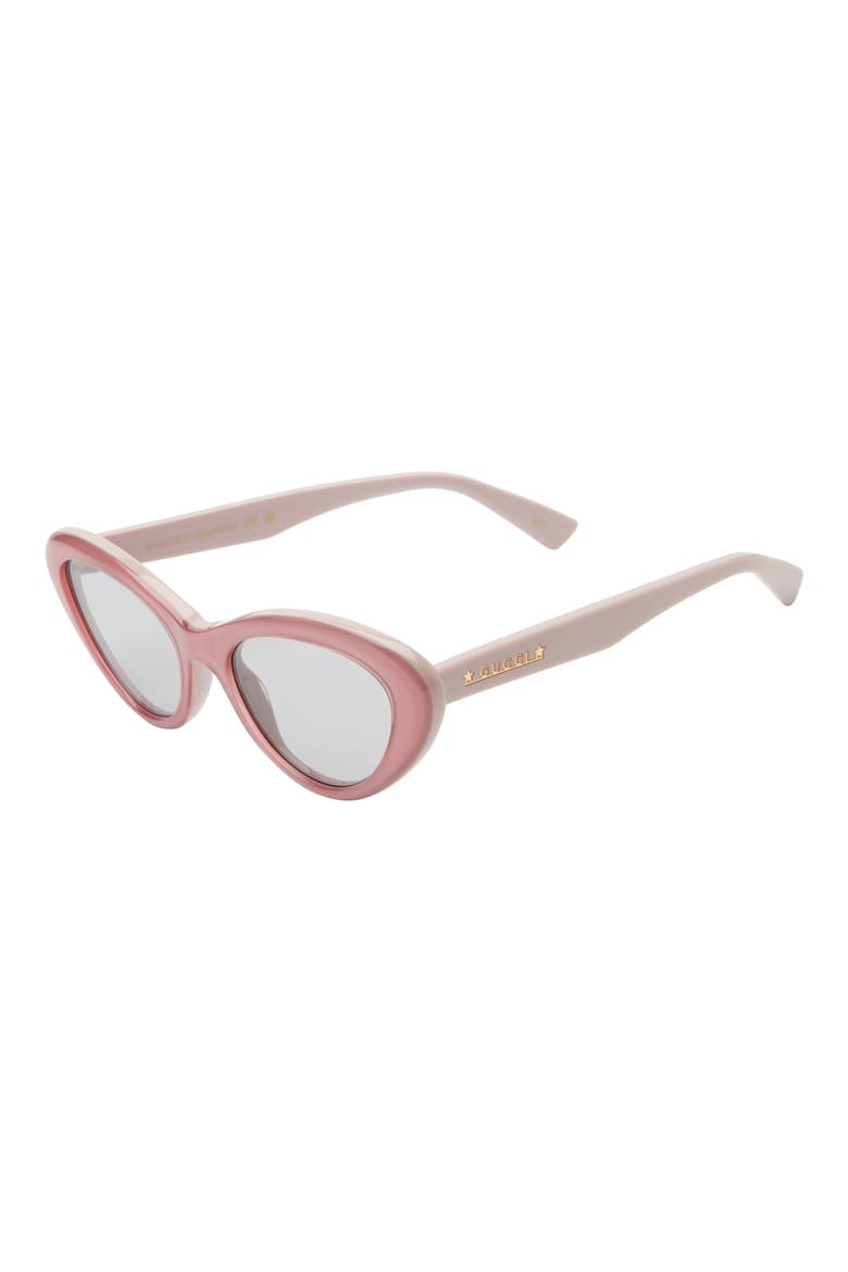 54mm Core Cat Eye Sunglasses, Alternate, color, PINK PINK GREY