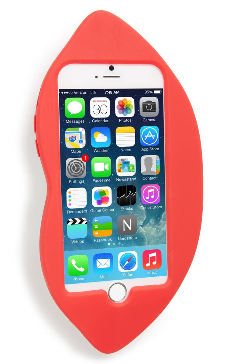 Stella McCartney Lips iPhone 6/6s Case, Alternate, color, 