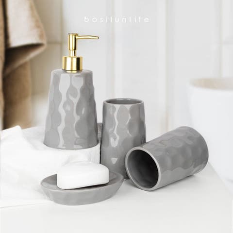 Bring Nature Inside Liquid Bathroom Set Recycled Eco-Clay