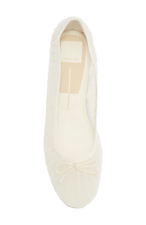 Dolce Vita Cianna Ballet Flat In White