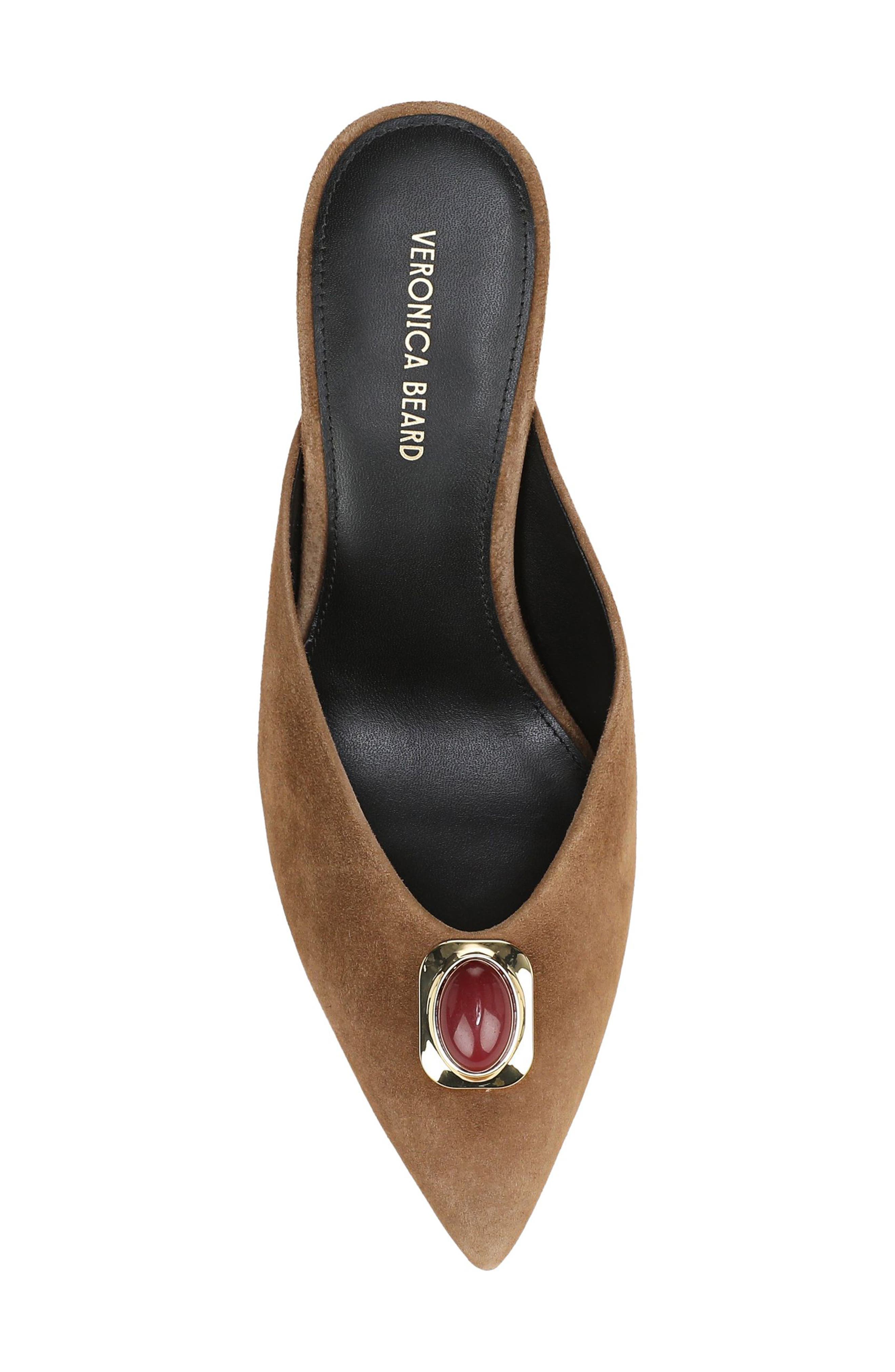 Rochelle Pointed Toe Mule, Alternate, color, CHESTNUT