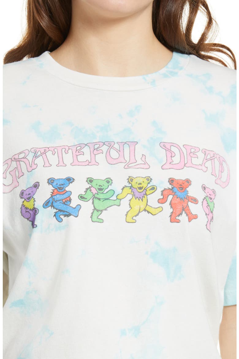 Women's Grateful Dead Dancing Bears Graphic Tee, Alternate, color, CLOUD WASH