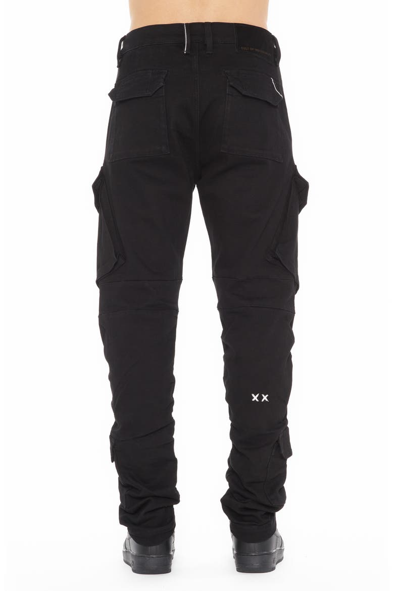 Rocker Cargo 606 Slim Fit Jeans, Alternate, color, DOUBLE BLACK