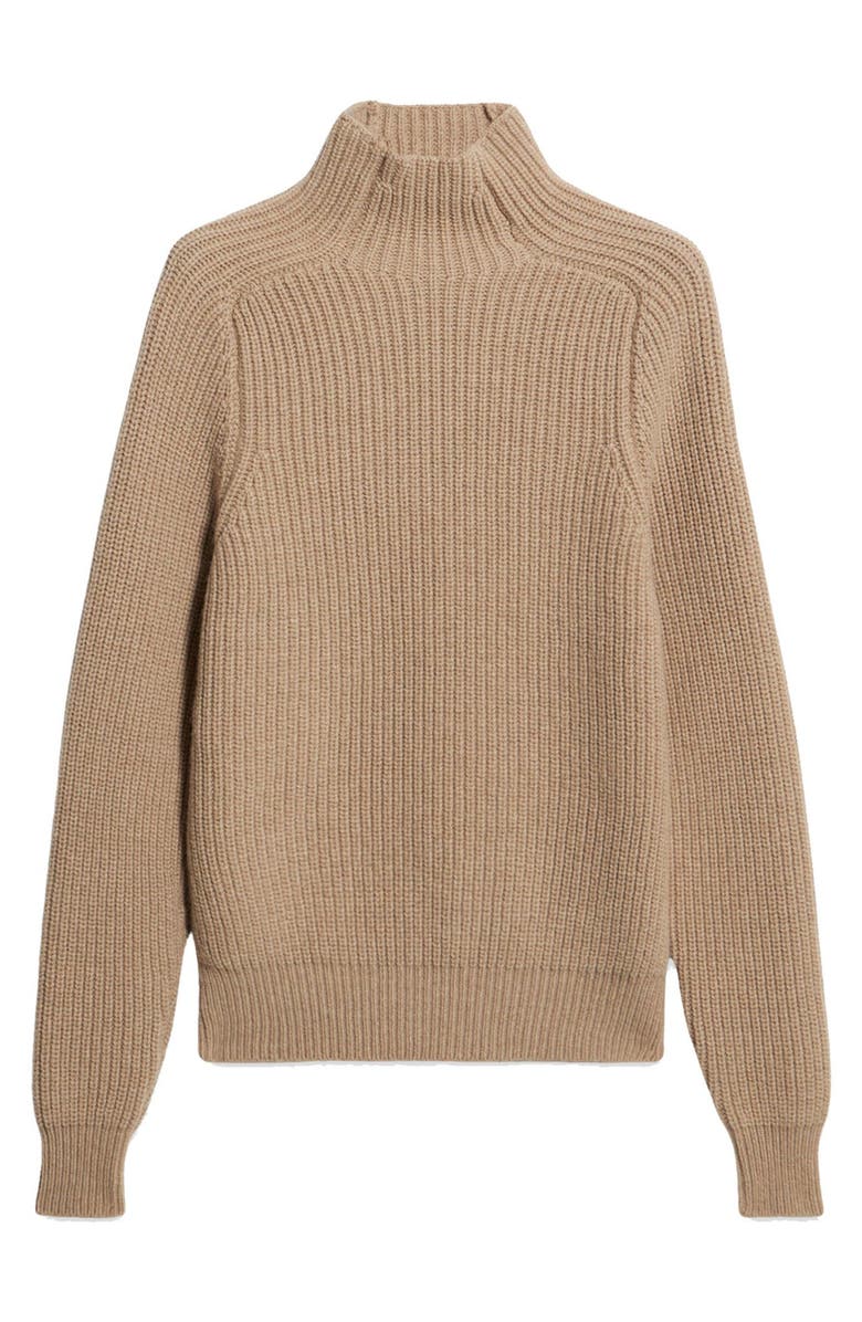 Fortela Leona High Neck Wool and Cashmere Sweater, Main, color, Beige