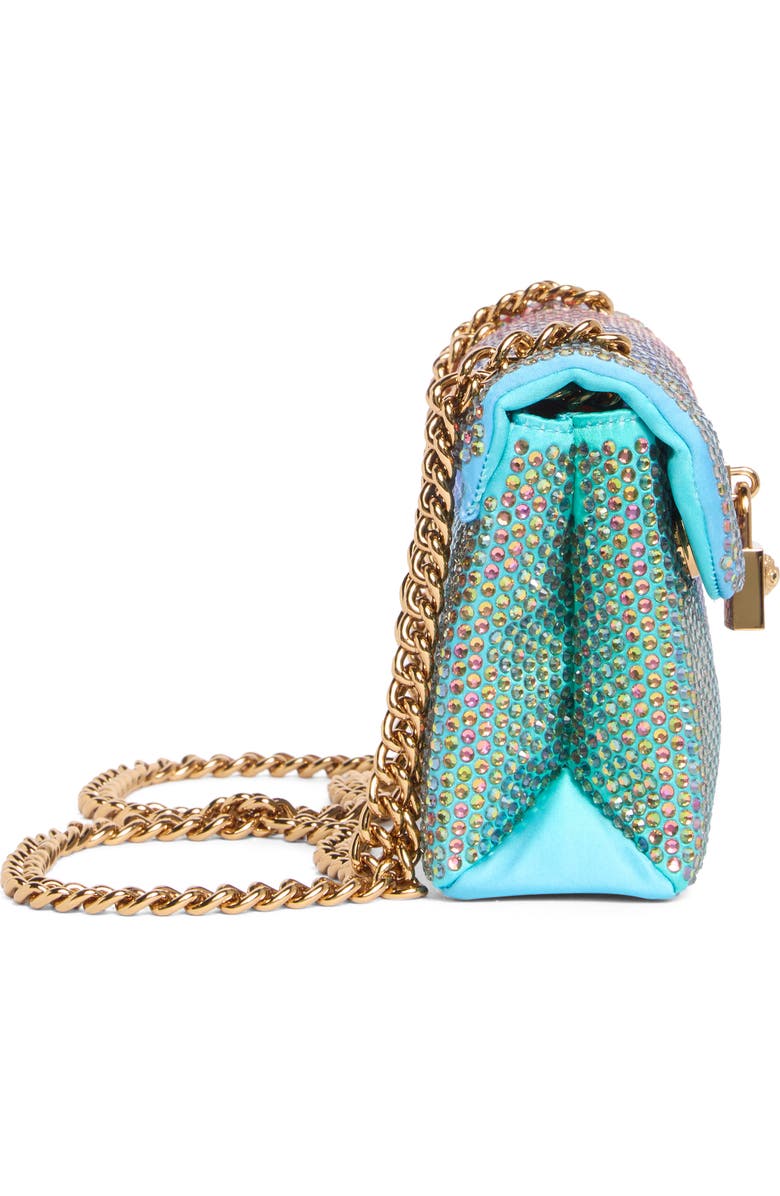 Kurt Geiger London Mini Brixton Fabric Crossbody Bag, Alternate, color, Purple Rainbow