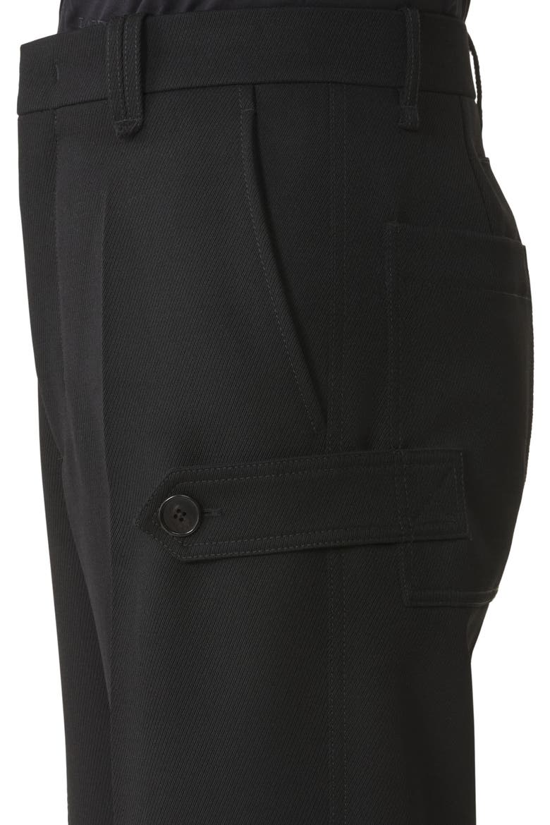 Light Wool Chino Pants, Alternate, color, Black