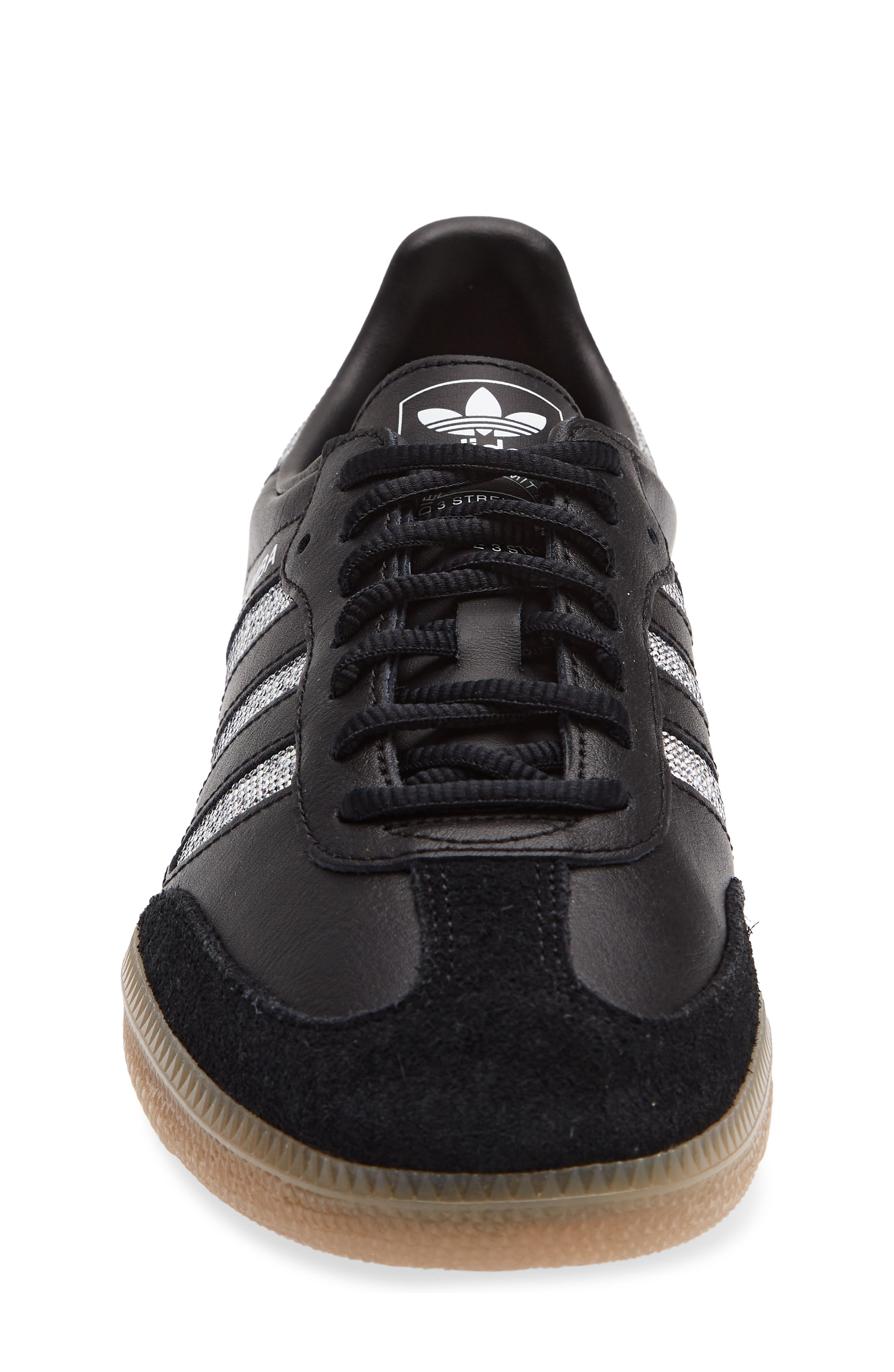 Kids' Samba OG Sneaker, Alternate, color, CORE BLACK/ SILVER