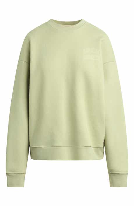 Collegiate Oversize Cotton Blend Sweatshirt
