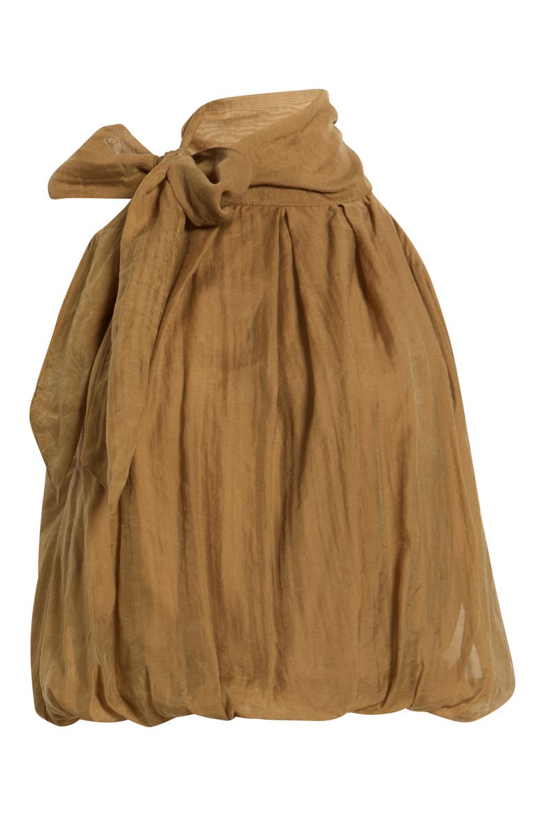 Journey Tie Neck Halter Top, Main, color, MINK