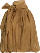 DELUC Journey Tie Neck Halter Top