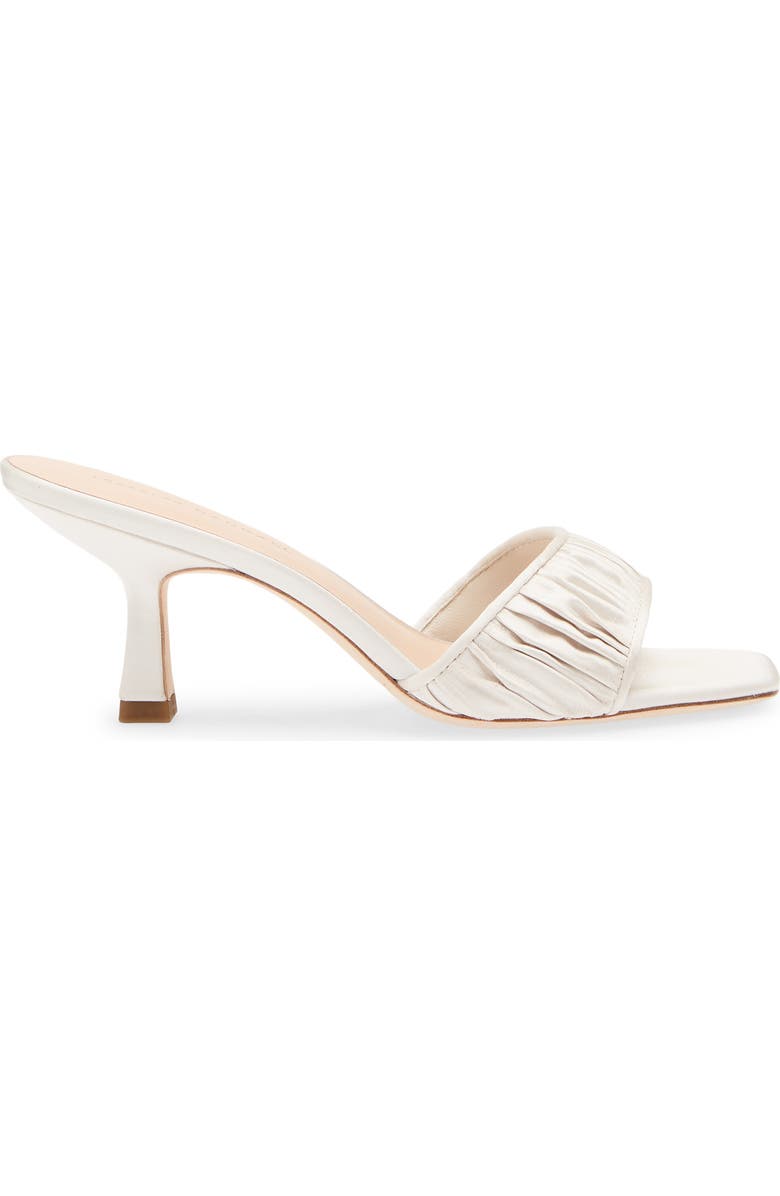 Loeffler Randall Naima Gathered Sandal, Alternate, color, Cream