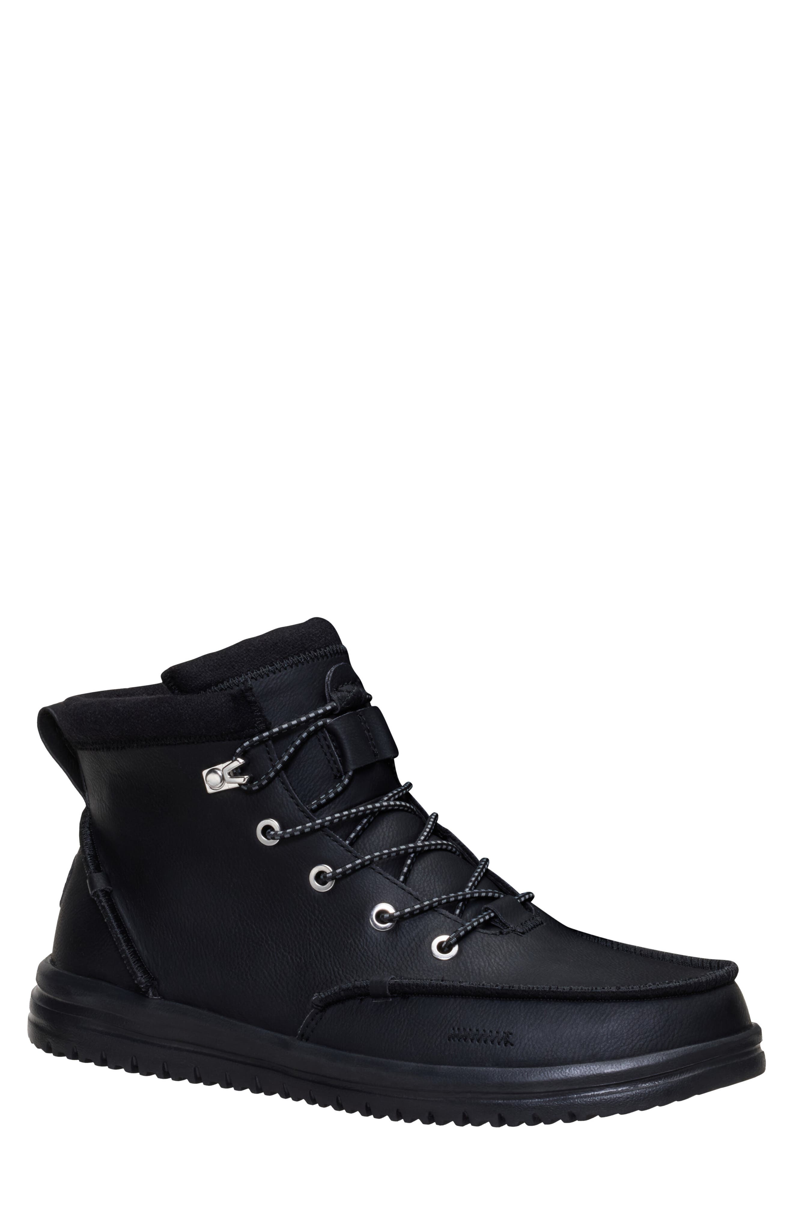 Bradley Faux Leather Chukka Boot