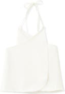 MANGO TEEN Frayed Double Breasted Cotton Shell