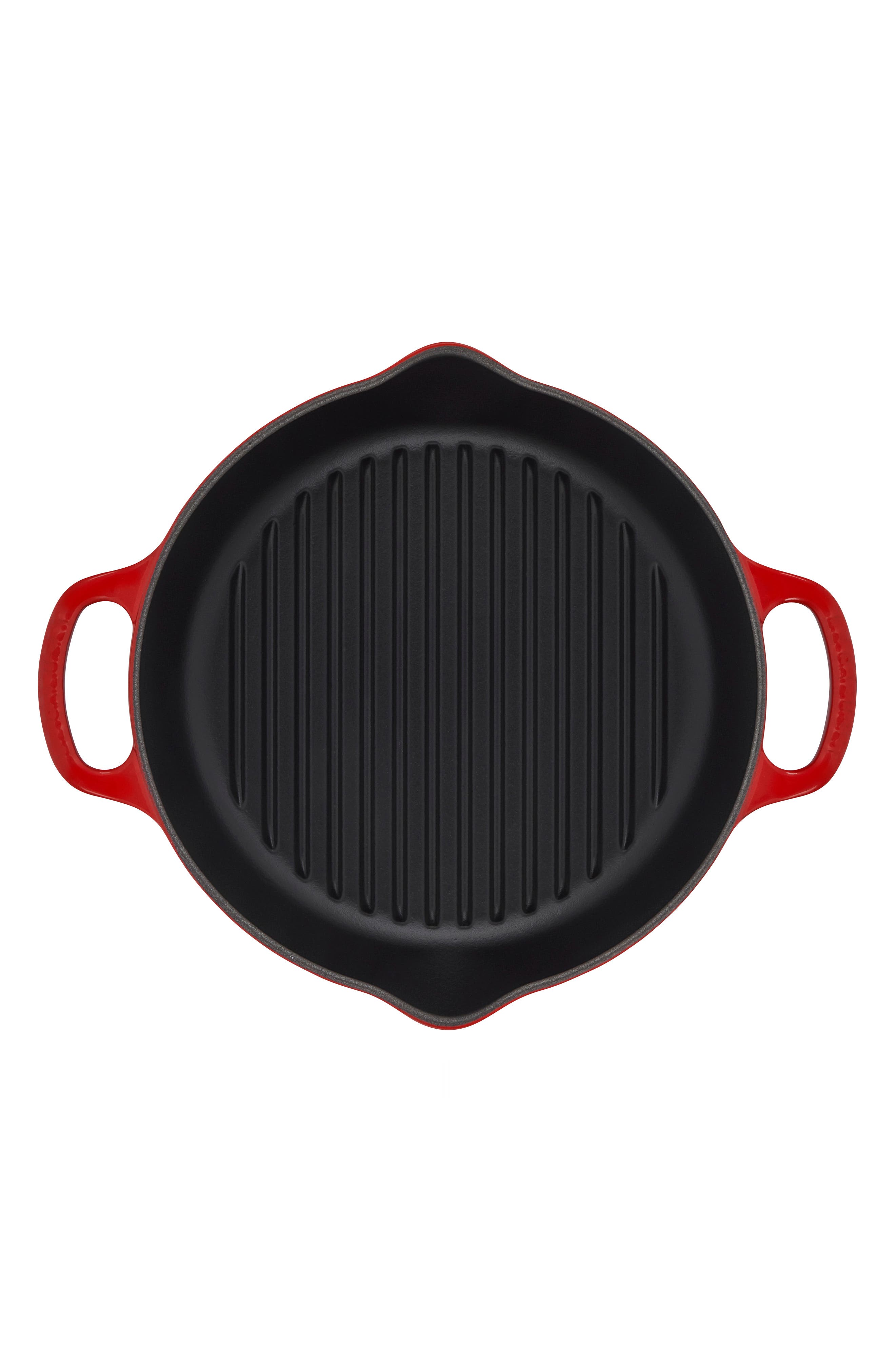 Le Creuset Enameled Cast Iron Signature Deep Round Grill - Thumbnail 2