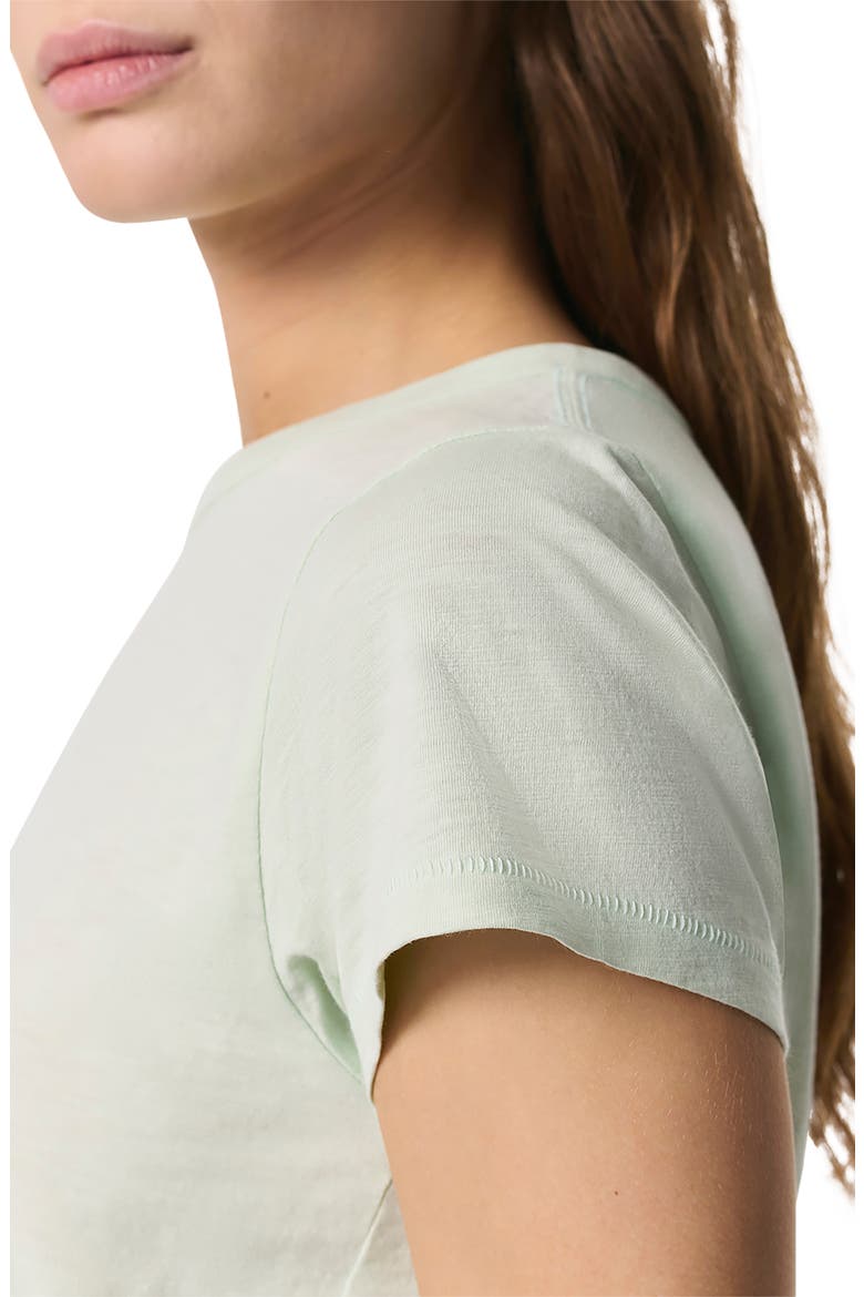 The Slub Organic Pima Cotton T-Shirt, Alternate, color, GREEN LILY