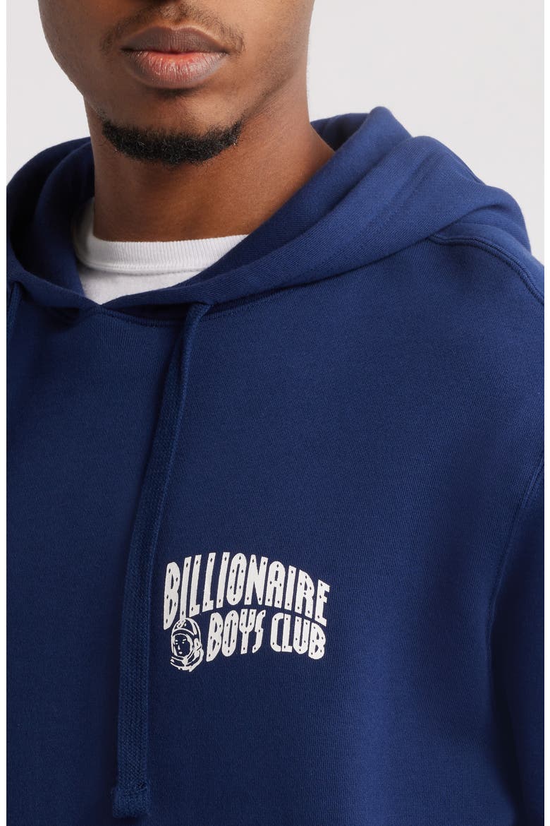 Arch Logo Graphic Hoodie, Alternate, color, MEDIEVAL BLUE