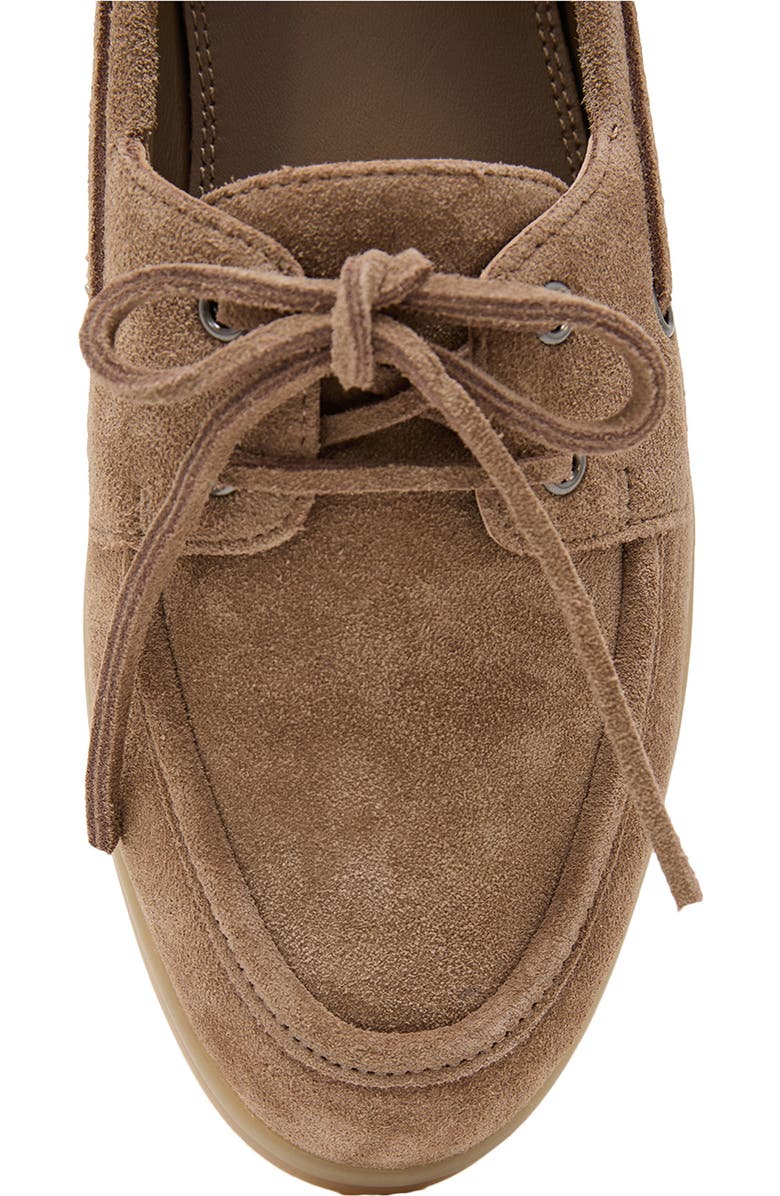Reiss Lola Boat Shoe, Alternate, color, Taupe