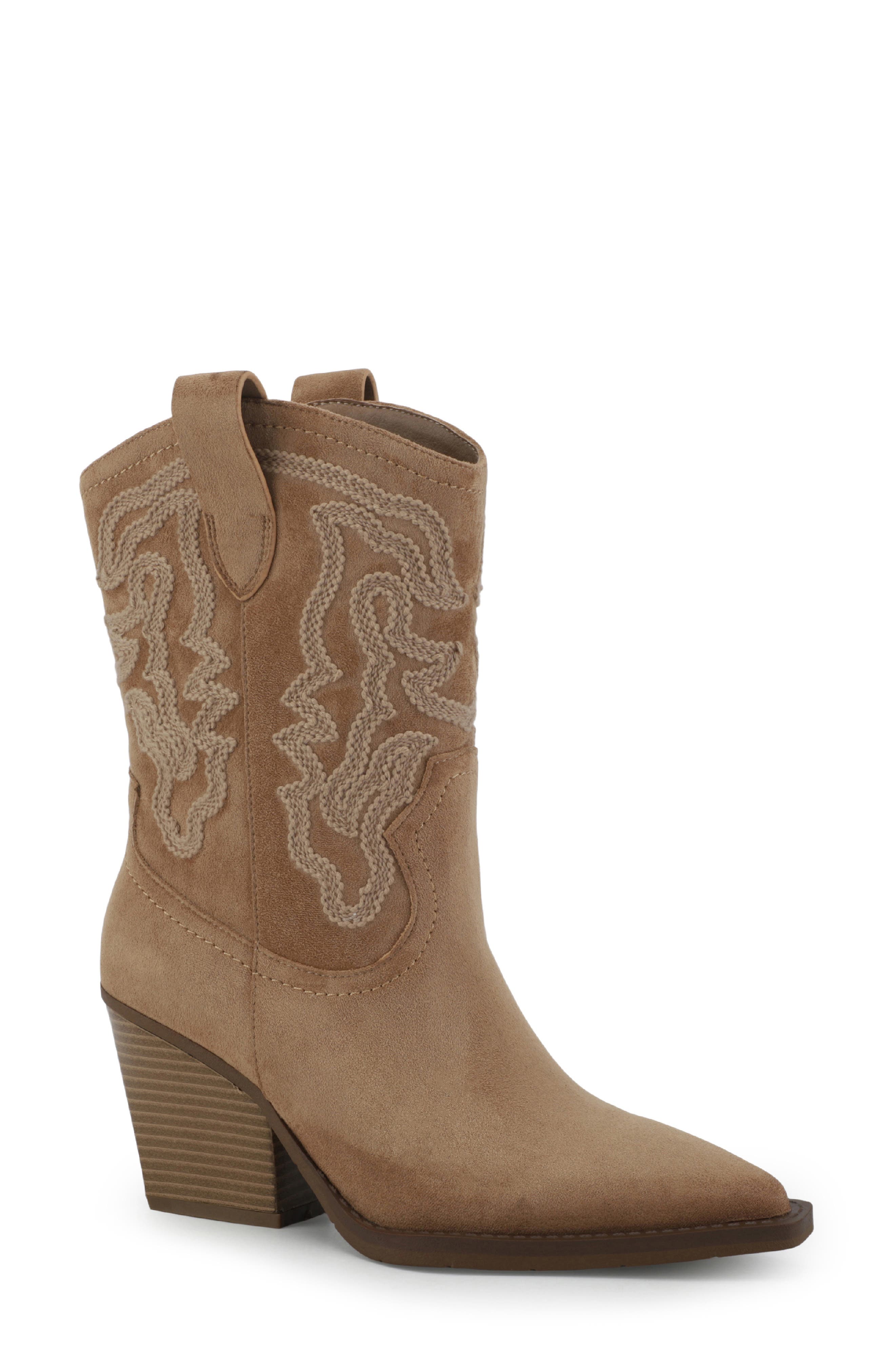 Yellow Stone Western Bootie, Main, color, TAUPE