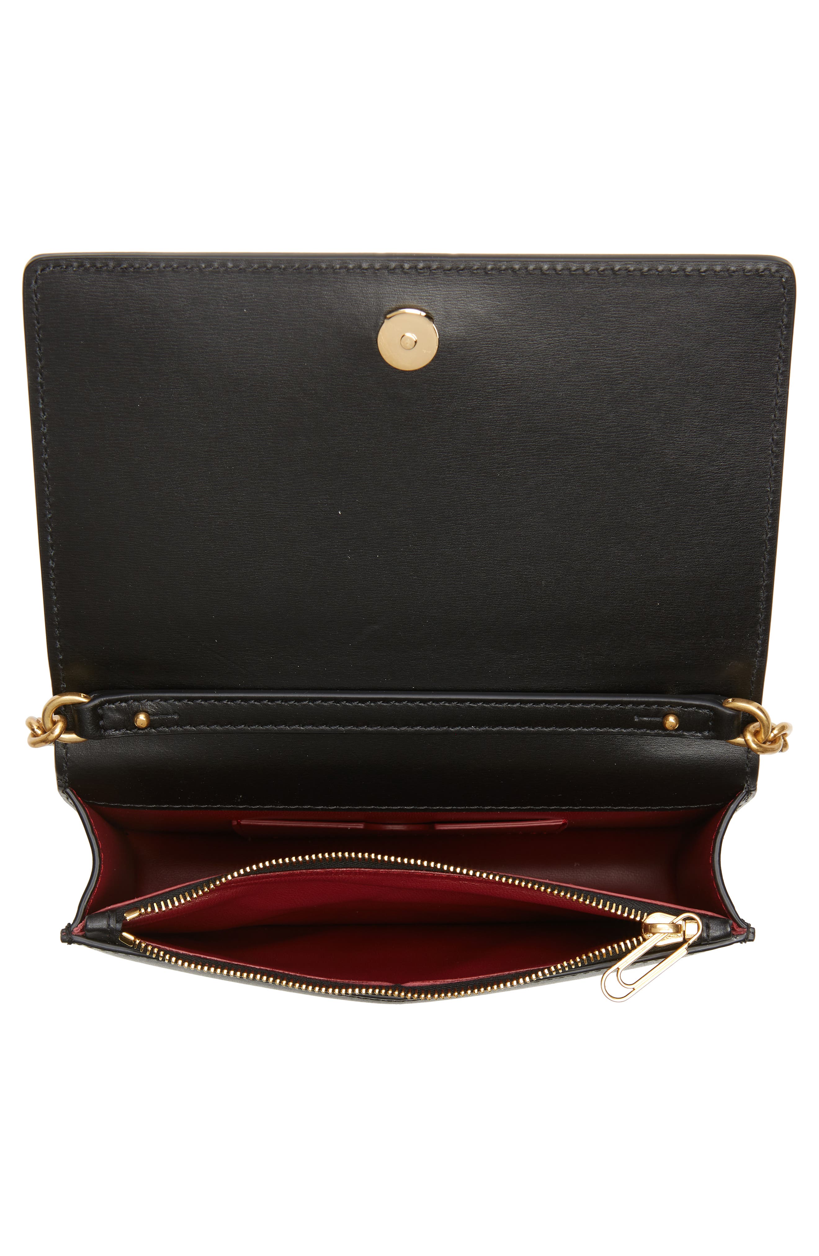 Off-White Jitney 0.5 Leather Shoulder Bag, Alternate, color, 