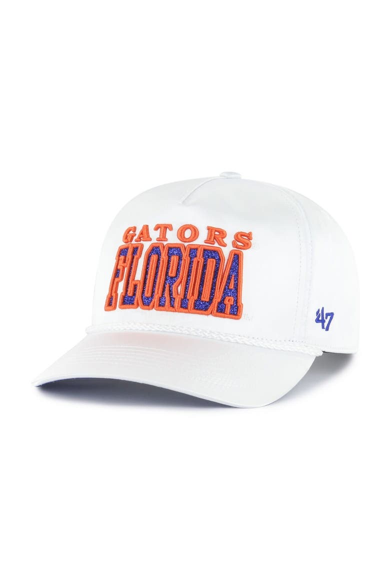 Women's '47 White Florida Gators Outspoken Hitch Adjustable Hat, Alternate, color, White
