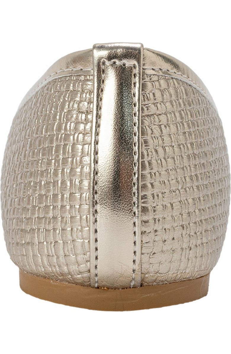 bebe Kids' Scarlet Flat, Alternate, color, Light Gold