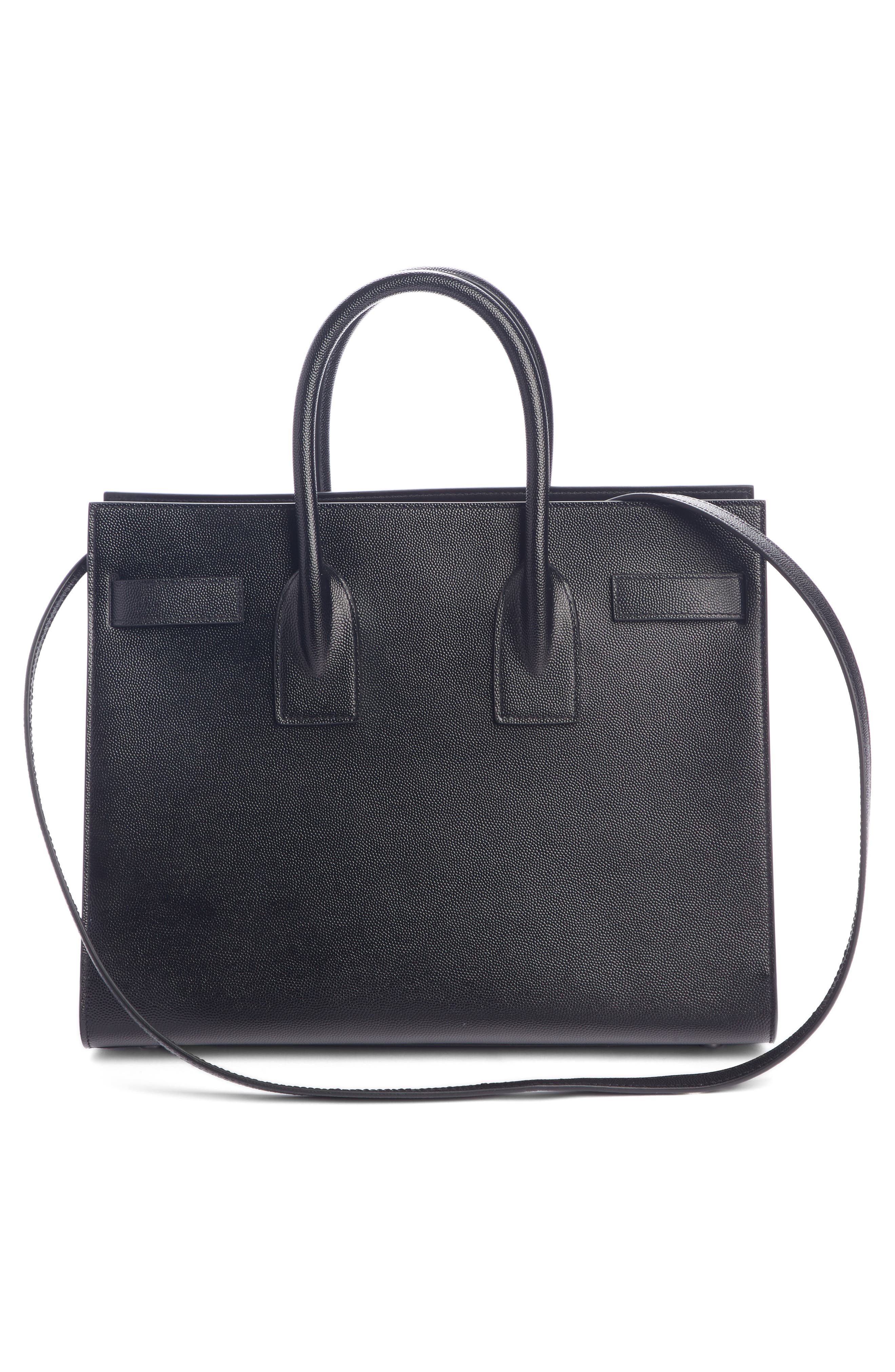 Saint Laurent Small Sac de Jour Grained Leather Tote, Alternate, color, 