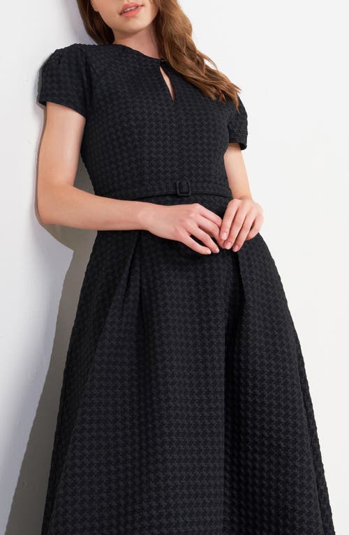 Freemarket Textured A-line Dress In Black