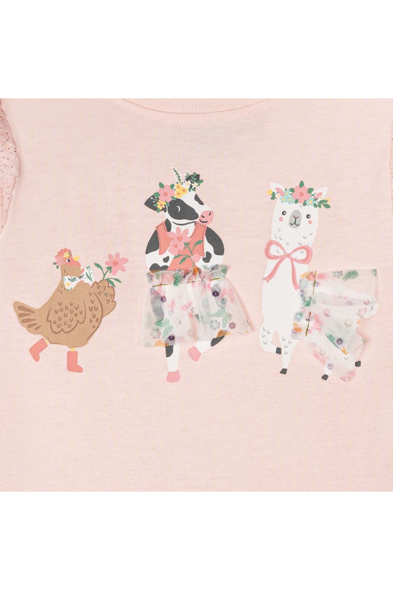 Girls' Long Sleeve T-Shirt, Alternate, color, Blush Pink