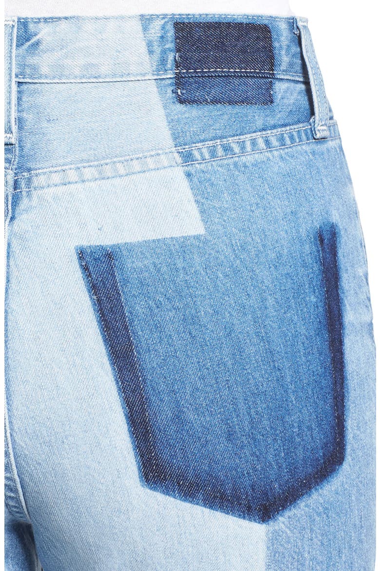 The Phoebe Vintage High Waist Straight Leg Jeans, Alternate, color, 19 YEAR SPLINTER