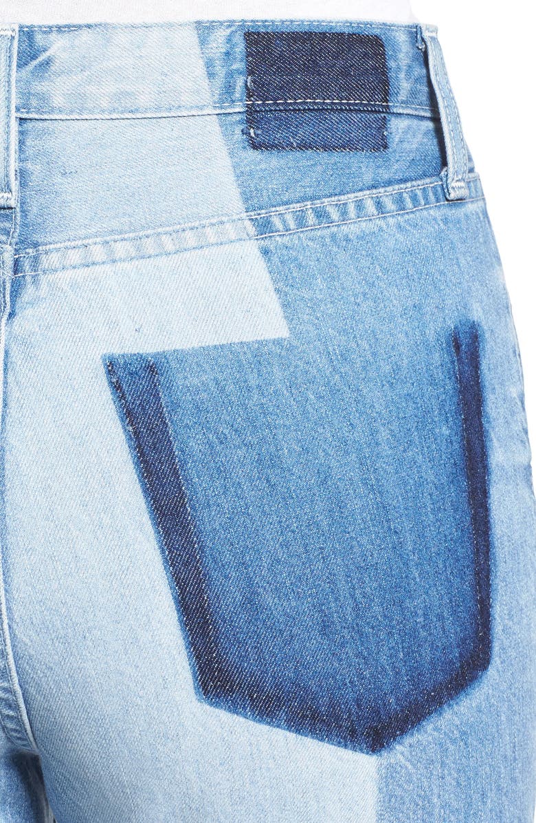 AG The Phoebe Vintage High Waist Straight Leg Jeans, Alternate, color, 